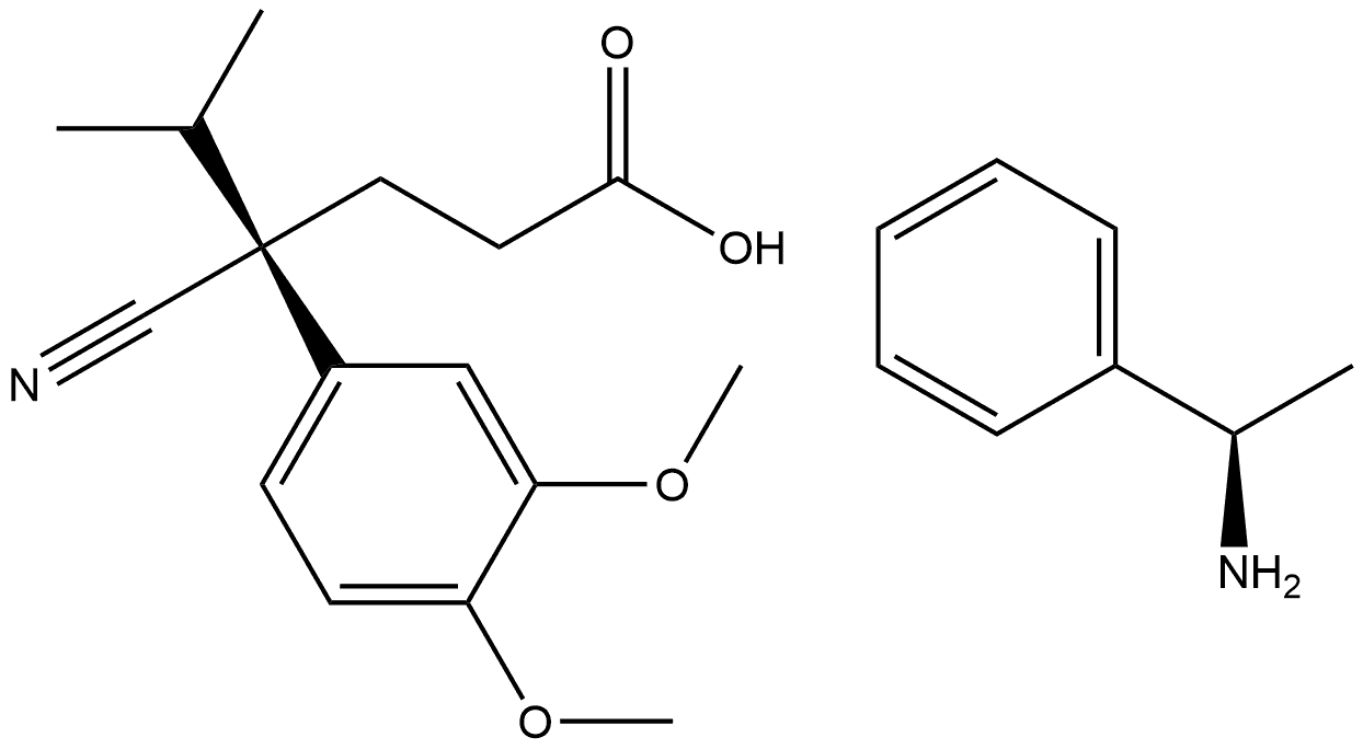 Sel de phénéthylamine d'acide (S) - (-) -vérapamilique