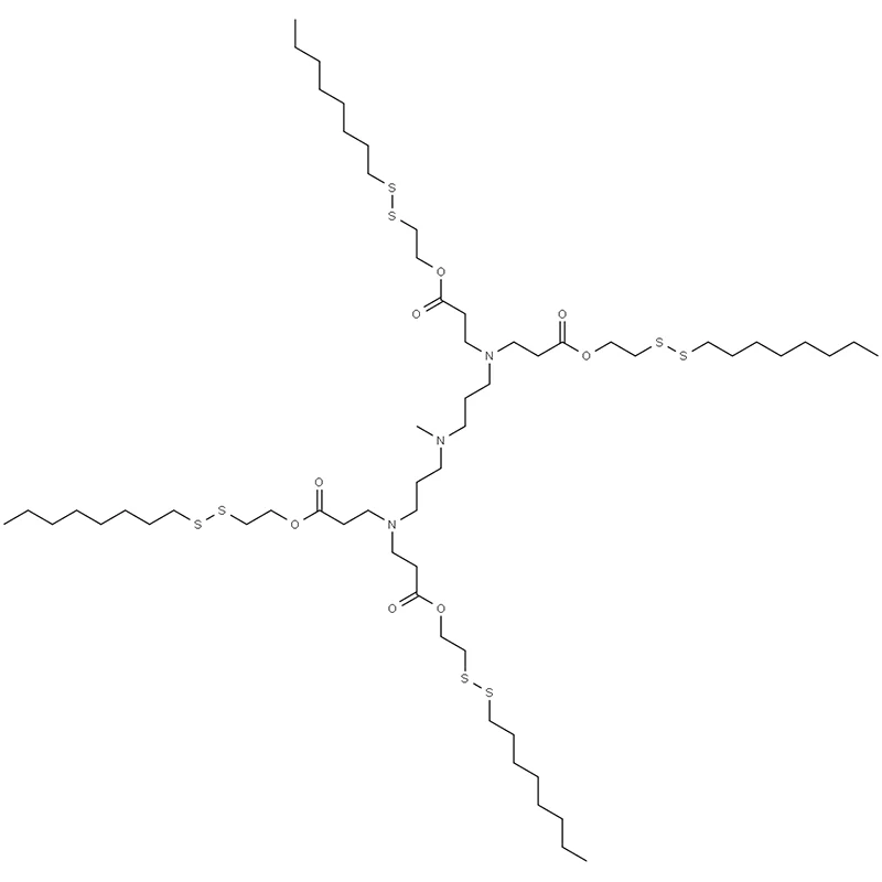 Ester de 8-méthyl-4,12-bis[3-[2-(octyldithio)éthoxy]-3-oxopropyl]-15-oxo-, 2-(octyldithio)éthyle de l'acide 16-oxa-19,20-dithia-4,8,12-triazaoctacosanoïque