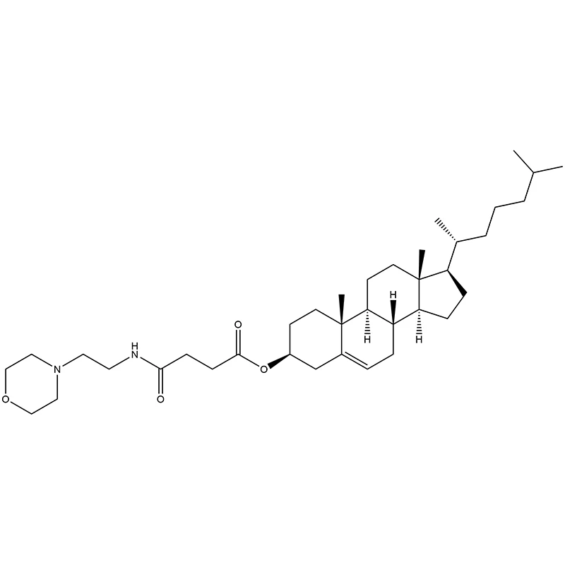 Cholest-5-en-3-ol (3β)-, 3-[4-[[2-(4-morpholinyl)éthyl]amino]-4-oxobutanoate]