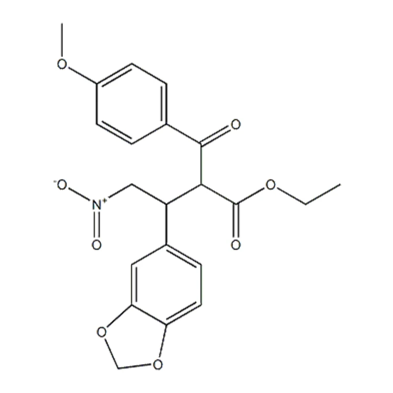 2-(4-méthoxybenzoyl)-3-(3,4-méthylènedioxy-phényl)-4-nitro-butanoate d'éthyle