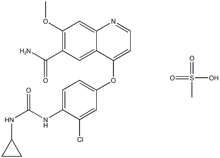 Mésylate de lenvatinib