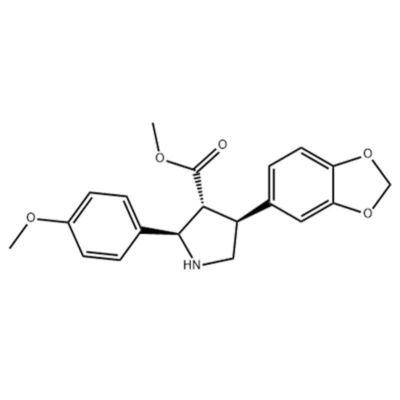 4-(benzo[d][1,3]dioxol-5-yl)-2-(4-méthoxyphényl)pyrrolidine-3-carboxylate de méthyle