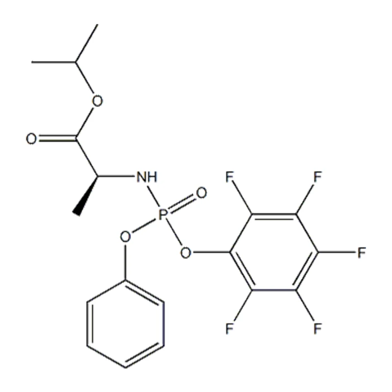 Ester de N-[(S)-(2,3,4,5,6-pentafluorophénoxy)phénoxyphosphinyl]-L-alaninel-méthyléthyle